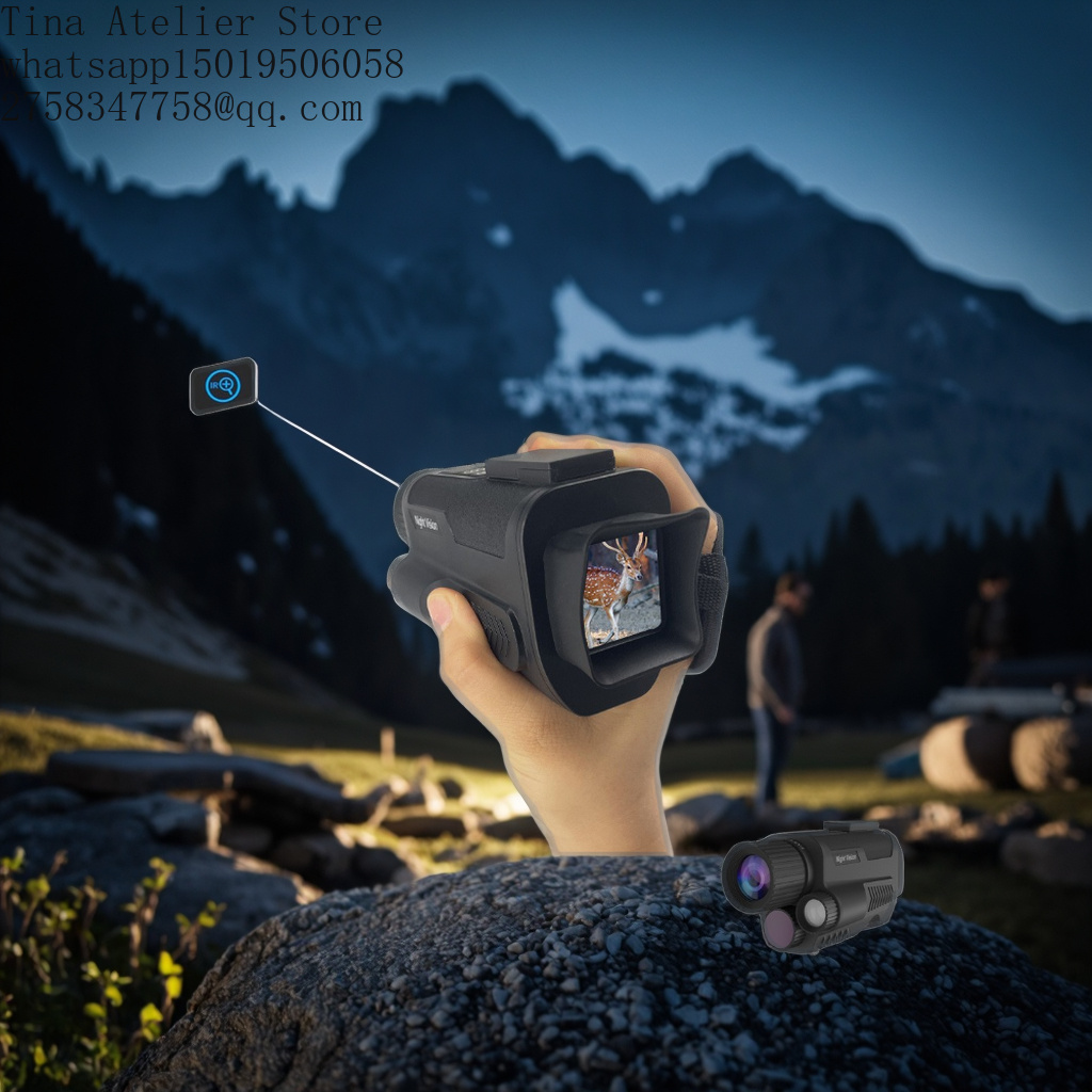 Night Vision Monocular 8X - Z9001 Termal Dürbün Termal Monoküler 40MP