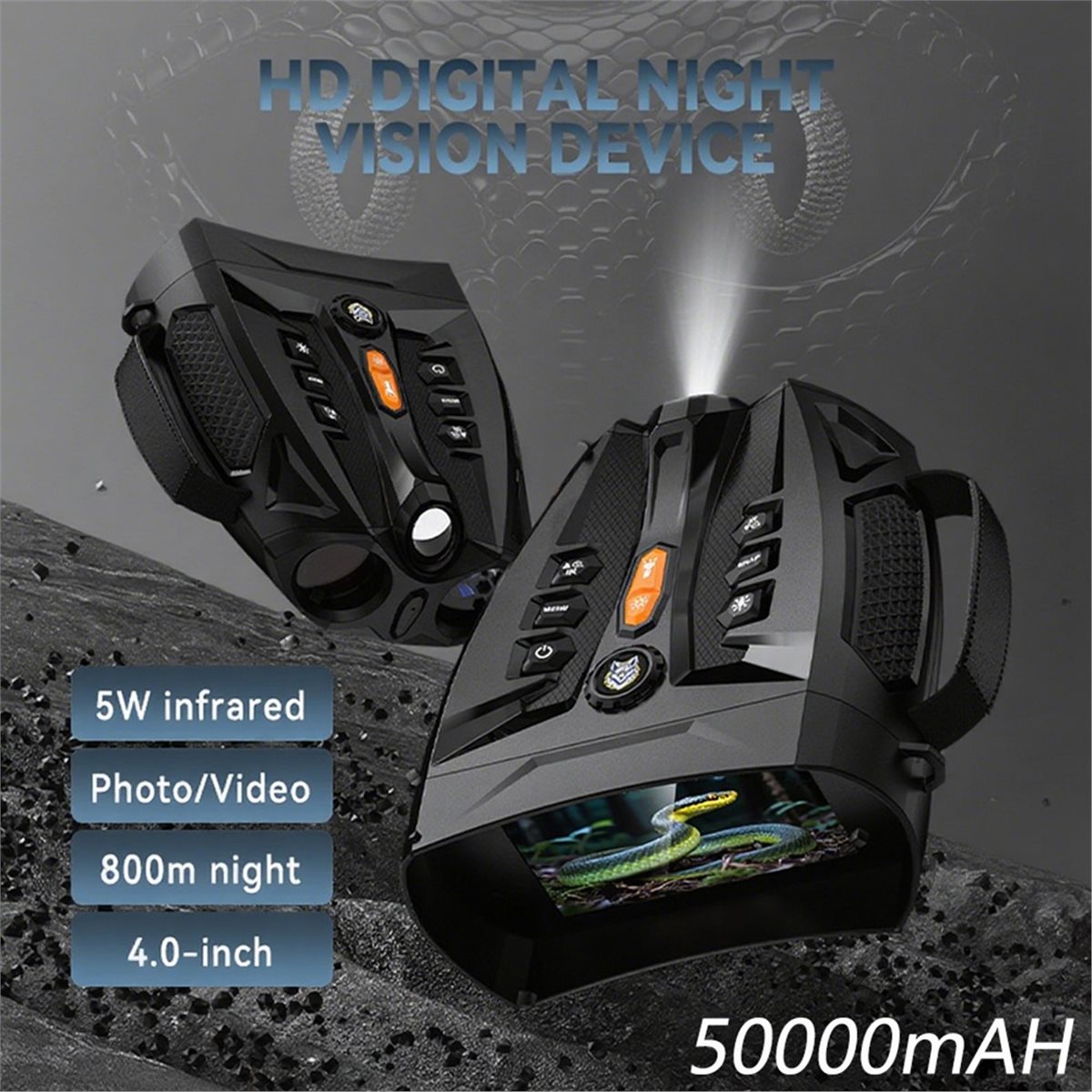 Digital Night Vision Binoculars 4K - STOCK-4.0 İnç Ekran 4K Gece Görüş