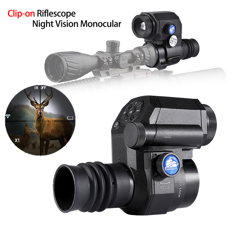 Night Vision Rifle Scope Ir 850Nm - Klipsli tüfek kızılötesi gece görüş monokülerler
