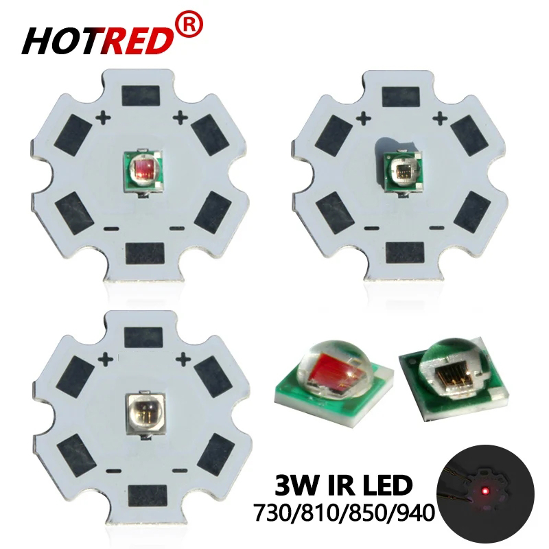 Ir Illuminator 850Nm Flashlight - Yüksek Güçlü LED Çip IR 730Nm