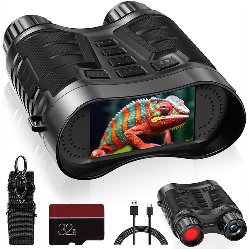 Digital Night Vision Binoculars 4K - Maxgeek NV2181 Binoküler 8X Dijital Zoom