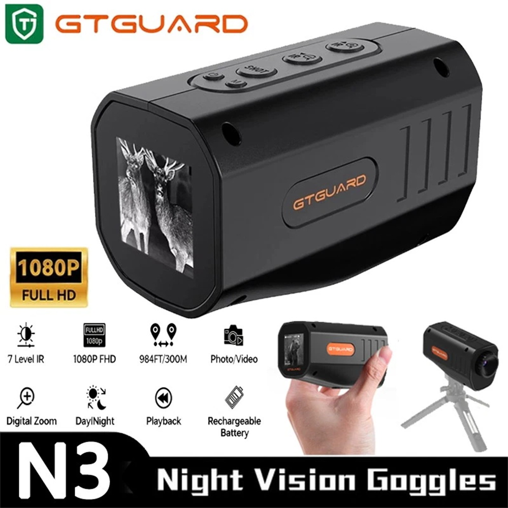 Night Vision Monocular 1080P - [Orijinal] GTGUARD N3 1080P Gece Görüşlü