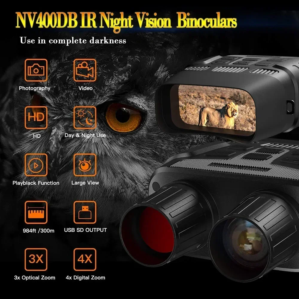 Night Vision Scope 4X Digital - 4X HD Dijital Gece Görüş Dürbünü,