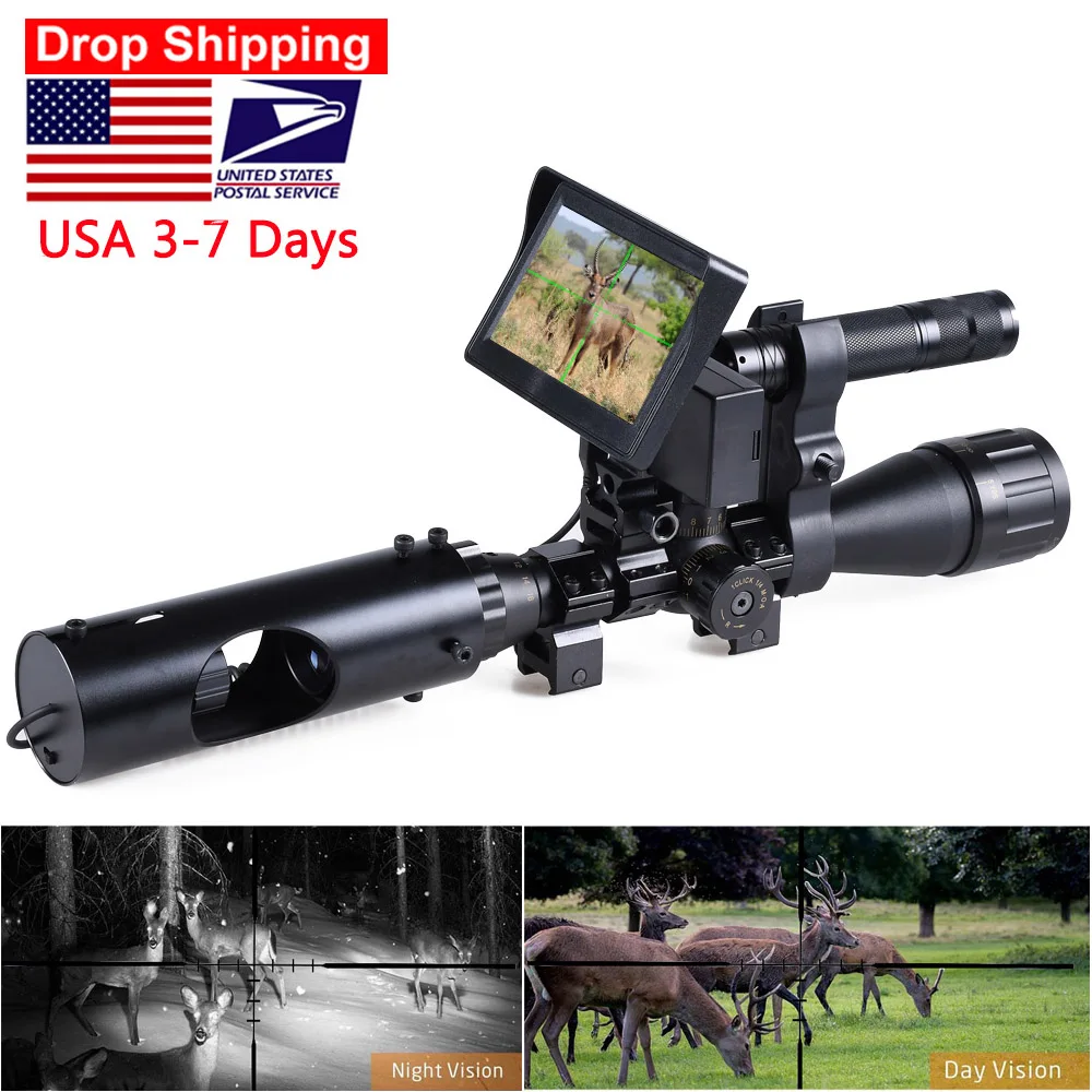 Night Vision Rifle Scope Ir 850Nm - Avcılık Tüfek Gece Görüş IR Optik