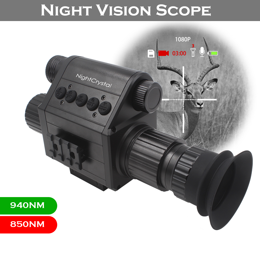 Night Vision Rifle Scope Ir 850Nm - Megaorei M5 Gece Görüş Dürbünü, Monoküler
