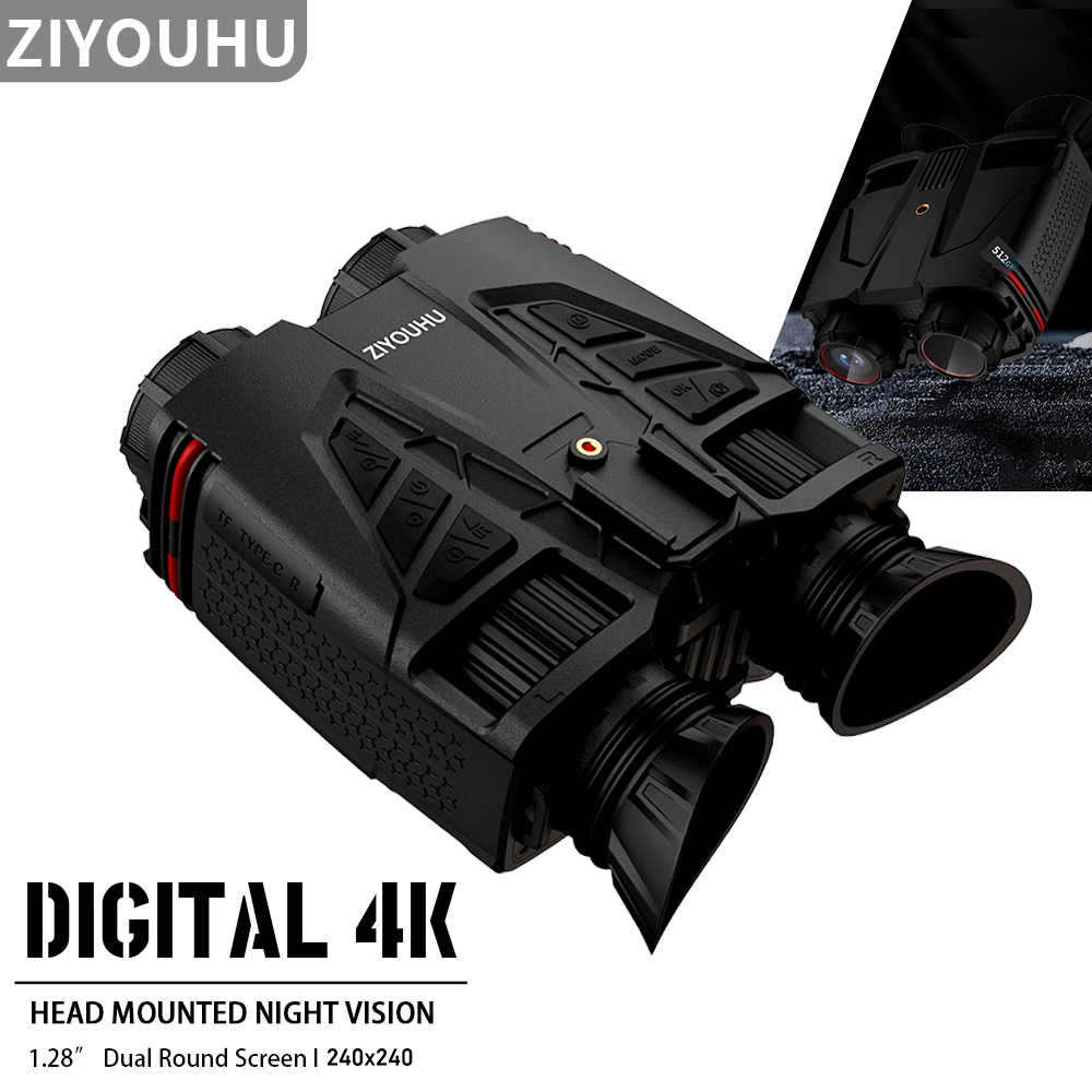 NVC800 4K UHD Kızılötesi Baş Ü - Digital Night Vision Binoculars 4K incelemesi ve fiyatı