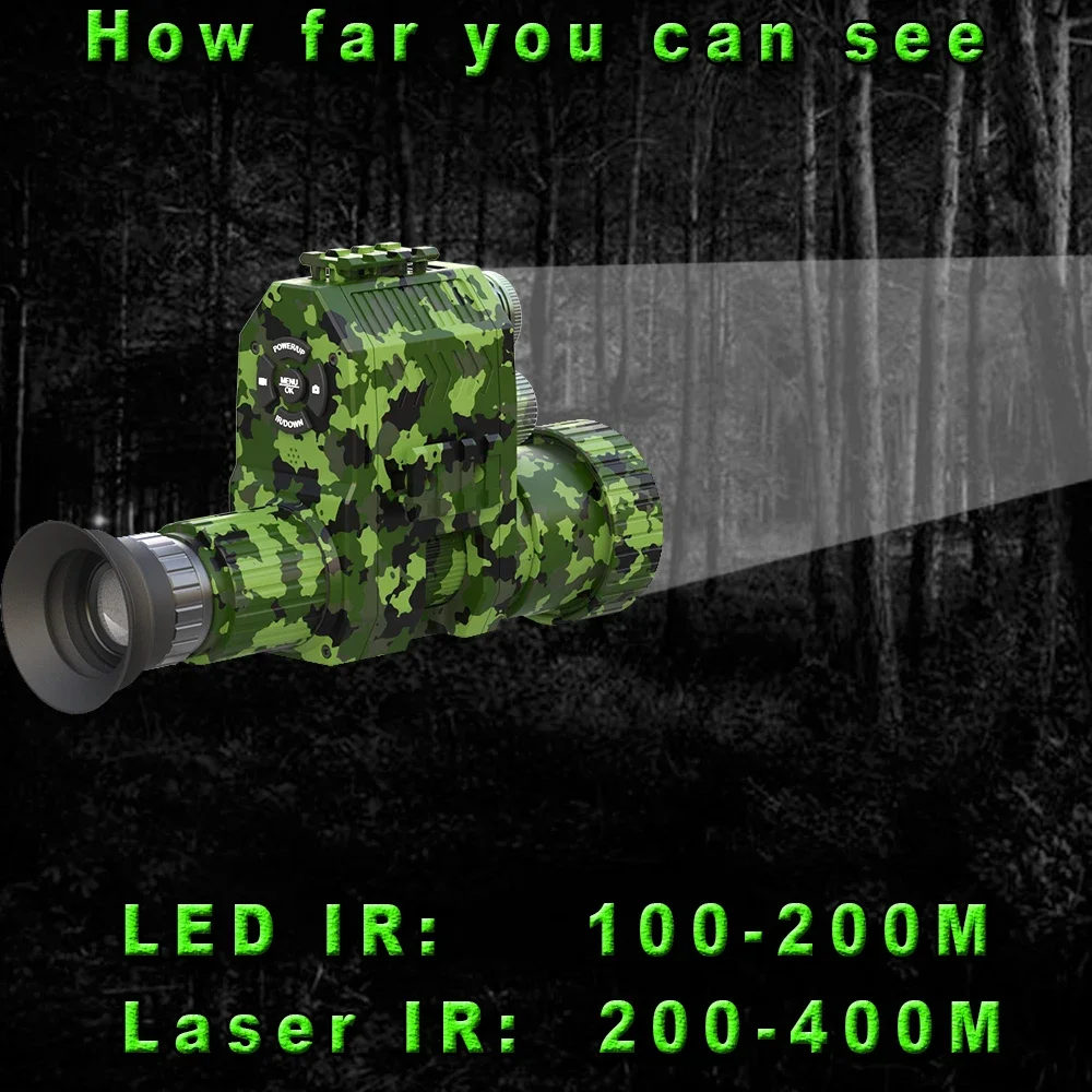 Megaorei NK007plus 200-400M Mo - Night Vision Monocular 1080P incelemesi ve fiyatı