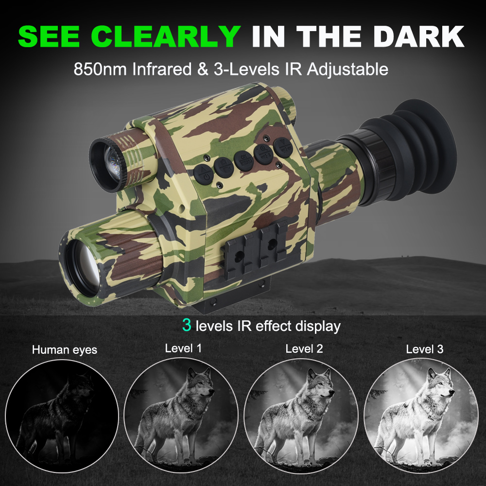 Dijital Gece Görüş Dürbünü Gün - Night Vision Monocular 1080P incelemesi ve fiyatı