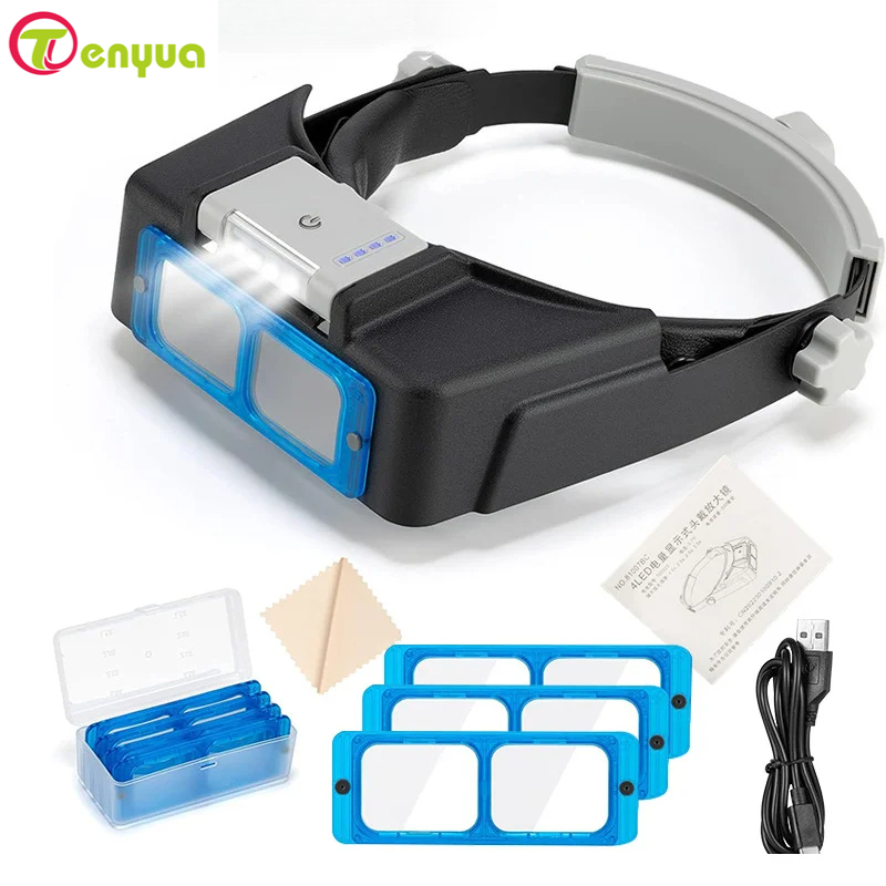 Büyüteçler Başa Monte Usb Şarj - Night Vision Goggles Head Mounted incelemesi ve fiyatı