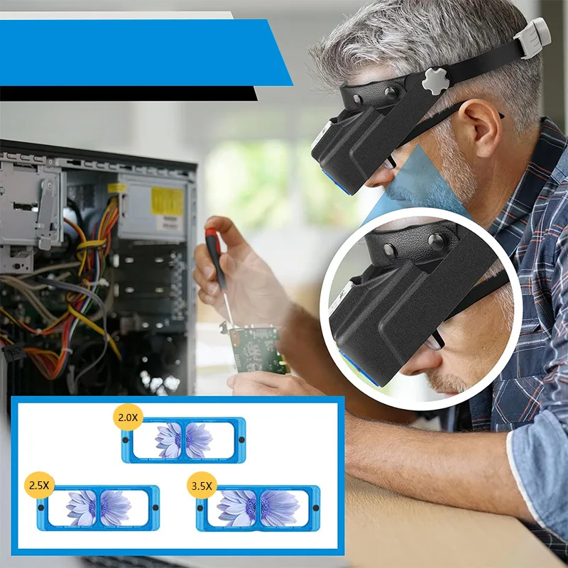Büyüteçler Başa Monte Usb Şarj - Night Vision Goggles Head Mounted incelemesi ve fiyatı
