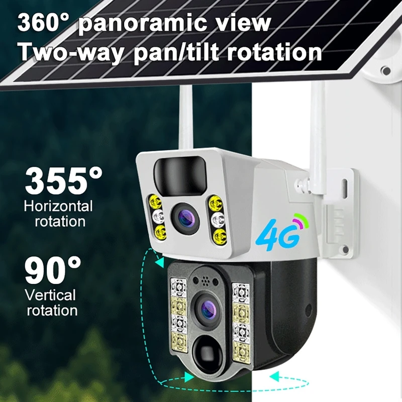 8PM Güneş Enerjili Kamera 4K Ç - Night Vision Camera Wifi 4G incelemesi ve fiyatı
