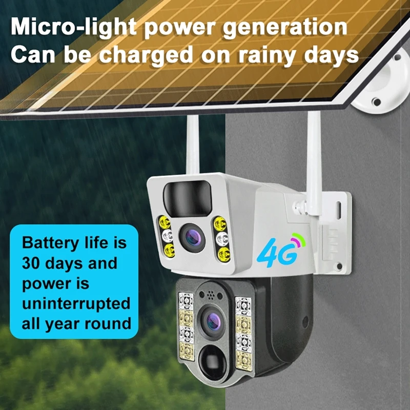 8PM Güneş Enerjili Kamera 4K Ç - Night Vision Camera Wifi 4G incelemesi ve fiyatı