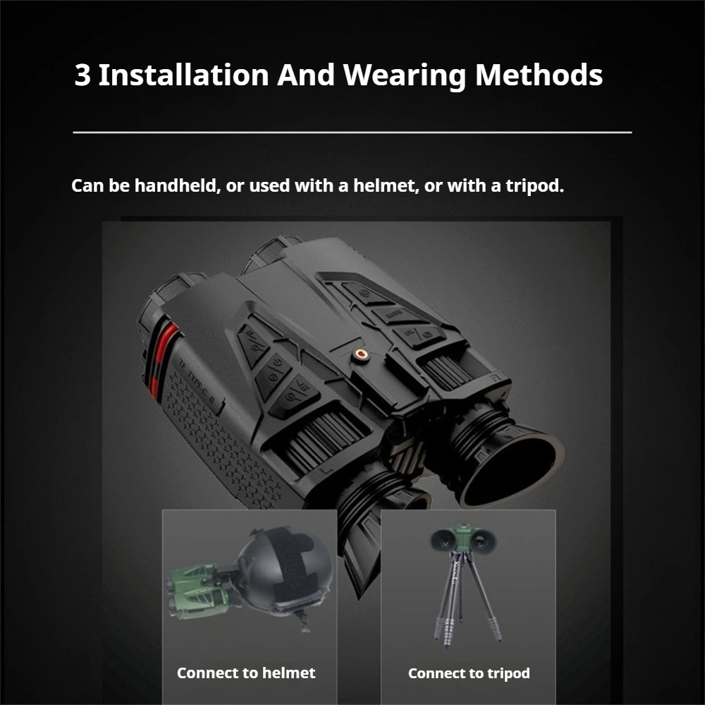 NVC800 WIFI Baş Üstü Kızılötes - Digital Night Vision Binoculars 4K incelemesi ve fiyatı