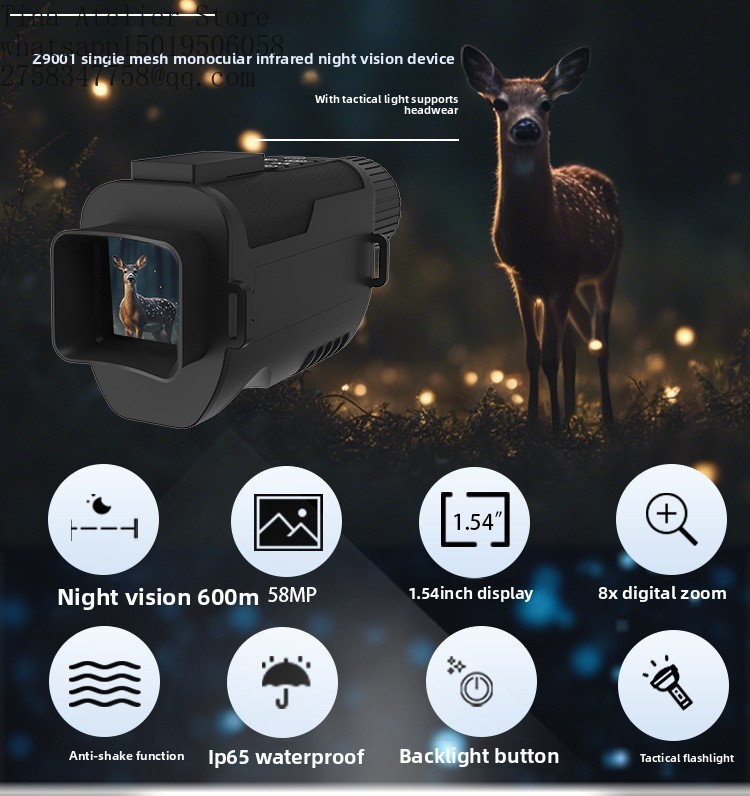 Z9001 Termal Dürbün Termal Mon - Night Vision Monocular 8X incelemesi ve fiyatı