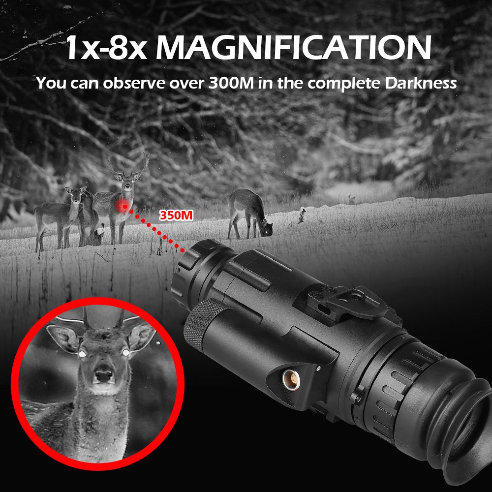 Avcılık airsoft aksesuarları H - Night Vision Monocular 8X incelemesi ve fiyatı
