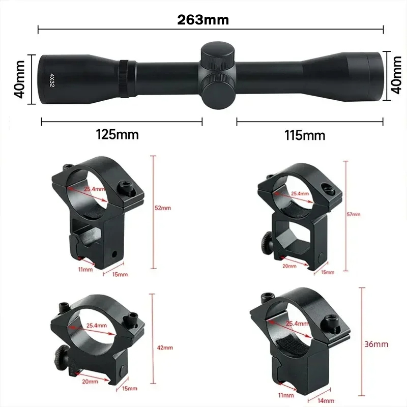 4x32 1.5-5x32IR 2-6X32AOE Takt - Night Vision Scope For Crossbow incelemesi ve fiyatı