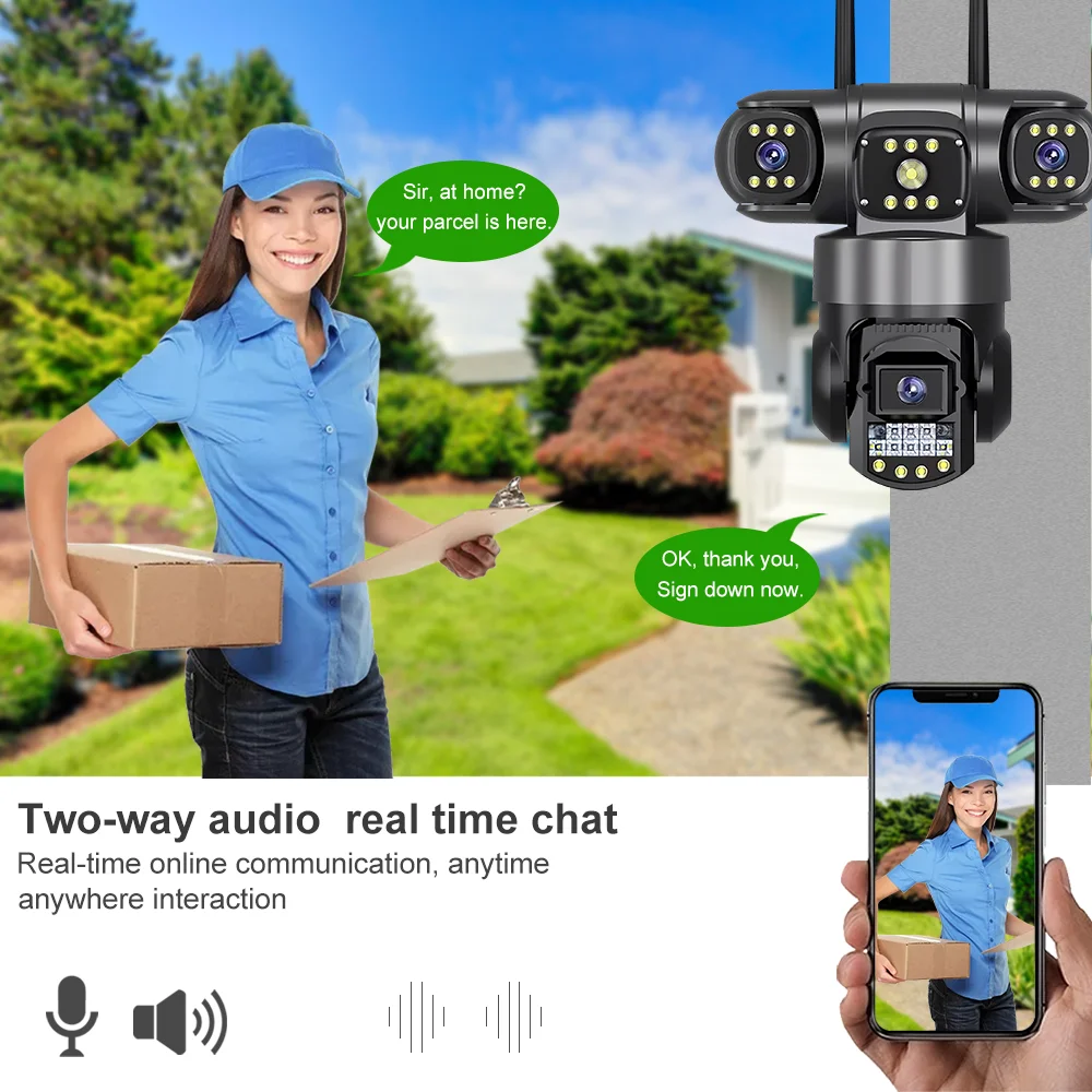 V380 Pro 4G Dış Mekan Su Geçir - Night Vision Camera Wifi 4G incelemesi ve fiyatı