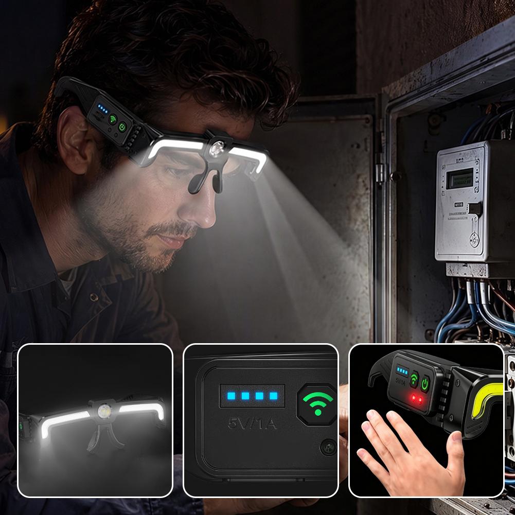 COB LED Gözlük Tipi Kafa Lamba - Night Vision Goggles Head Mounted incelemesi ve fiyatı