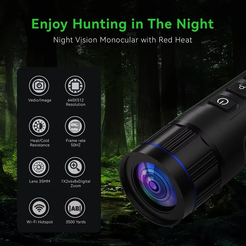 CE-6 Mini Kamera 640*512 Terma - Night Vision Monocular 8X incelemesi ve fiyatı