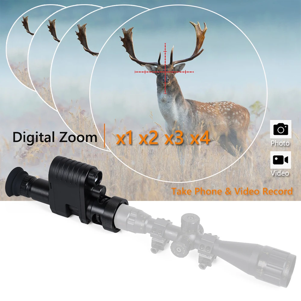 Yeni 4x zoom kızılötesi gece g - Night Vision Scope 4X Digital incelemesi ve fiyatı