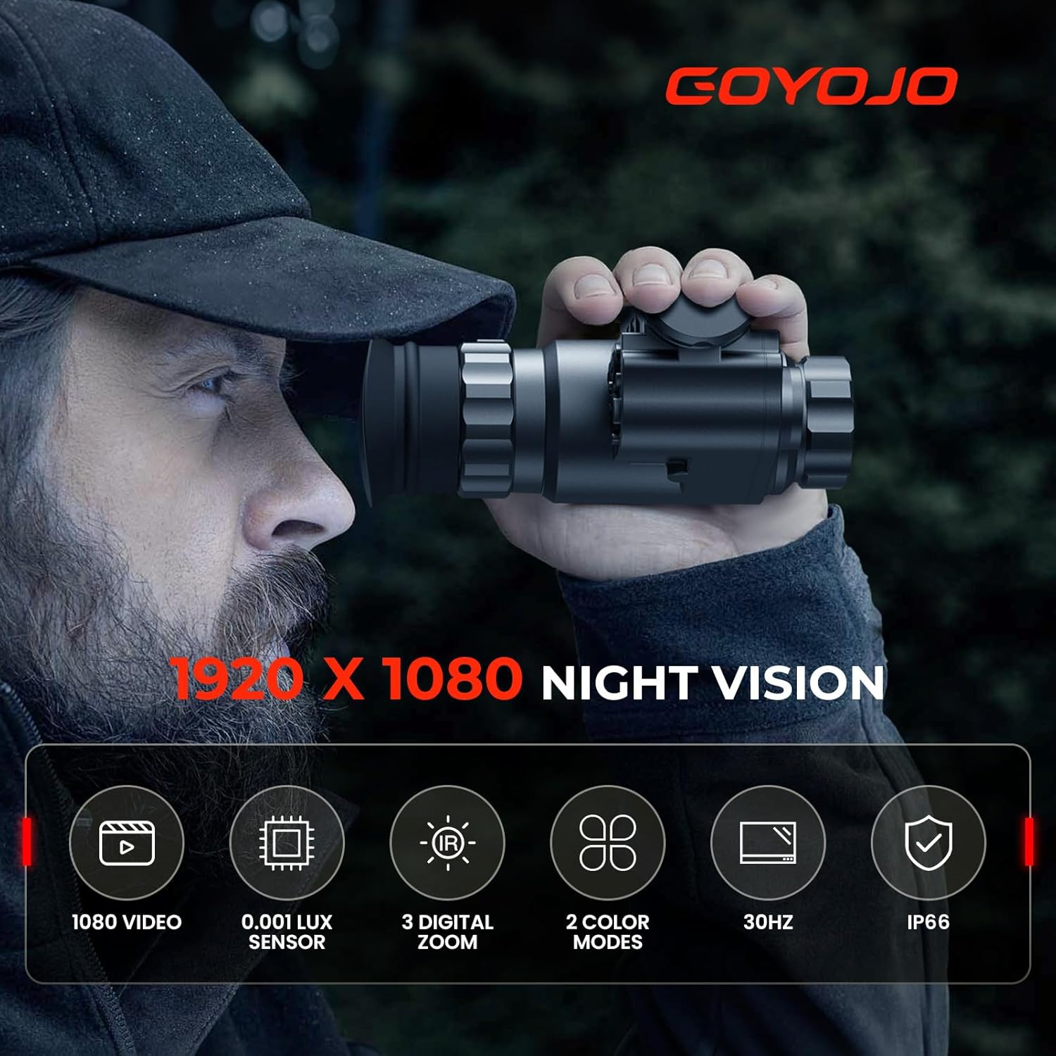 GOYOJO Gece Görüş Gözlüğü - Fo - Night Vision Scope 4X Digital incelemesi ve fiyatı