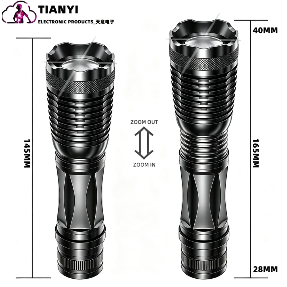 E6 Taktik El Feneri, Güçlü Işı - Ir Illuminator 850Nm Flashlight incelemesi ve fiyatı