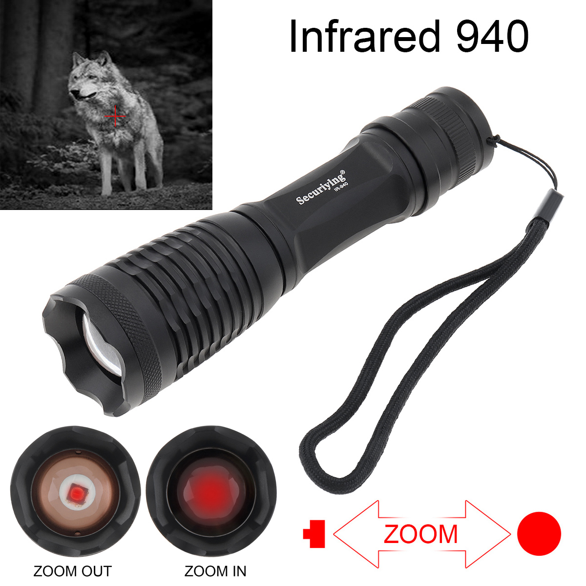 Securi850nm 850nm 940nm IR el  - Ir Illuminator 850Nm Flashlight incelemesi ve fiyatı