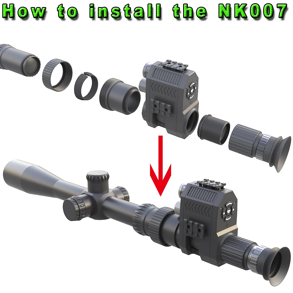 Dijital Gece Görüş Dürbünü Mon - Night Vision Scope 4X Digital incelemesi ve fiyatı