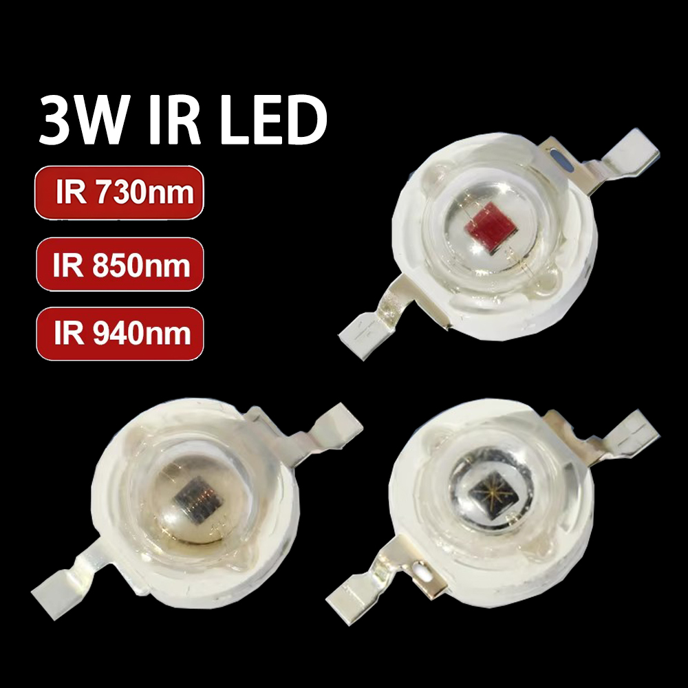 IR LED 3W 730nm 740nm 850nm 94 - Ir Illuminator 850Nm Flashlight incelemesi ve fiyatı