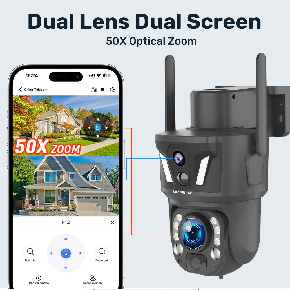 LS VISION 50X 6MP Kablosuz Gün - Night Vision Camera Wifi 4G incelemesi ve fiyatı