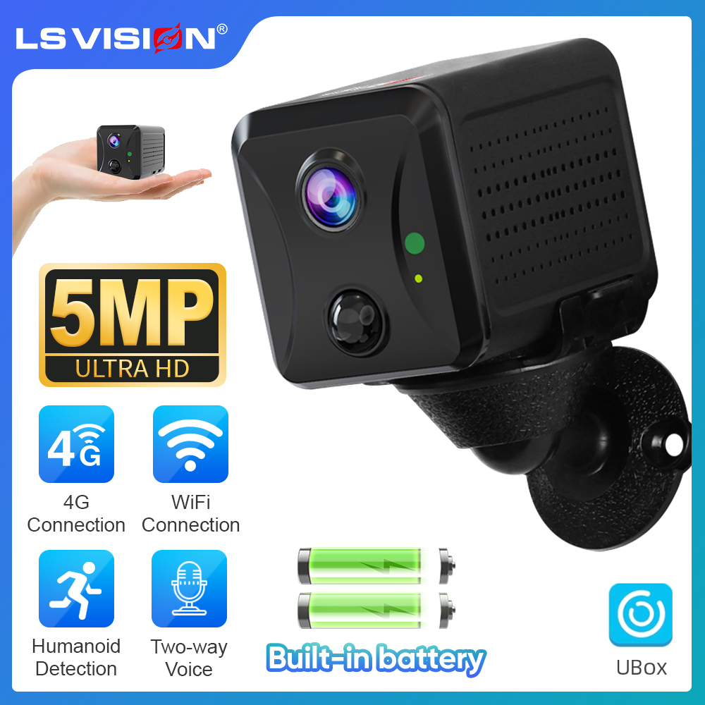LS VISION 5MP 4G Mini CCTV Kam - Night Vision Camera Wifi 4G incelemesi ve fiyatı