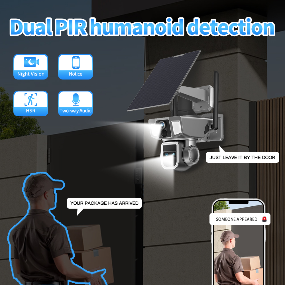 Dış Mekan 4G WiFi 3 Lensli 10X - Night Vision Camera Wifi 4G incelemesi ve fiyatı