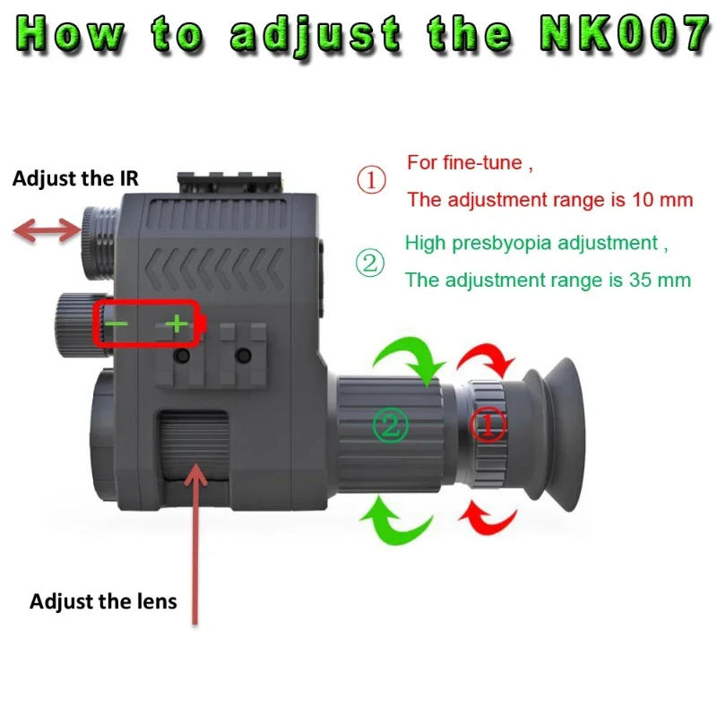 200-400M Monoküler 1080P Dijit - Night Vision Scope 4X Digital incelemesi ve fiyatı