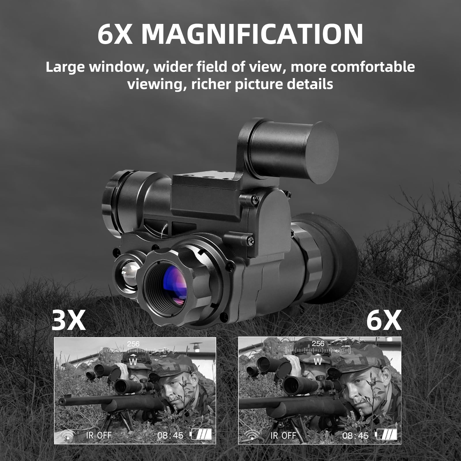 Taktik Dijital Kızılötesi Nvg1 - Night Vision Monocular 1080P incelemesi ve fiyatı