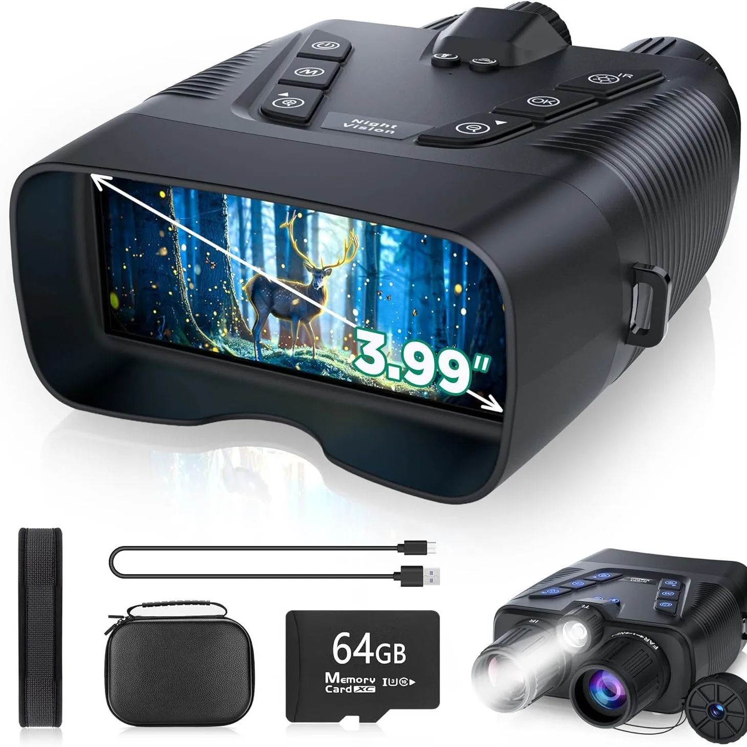 4K yüksek çözünürlüklü dijital - Digital Night Vision Binoculars 4K incelemesi ve fiyatı