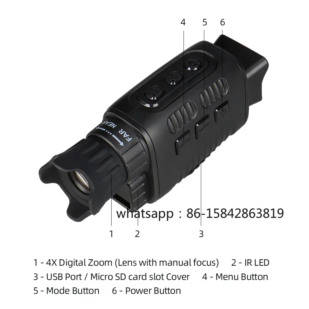 Kızılötesi Gece Görüşlü Avcılı - Night Vision Monocular 1080P incelemesi ve fiyatı
